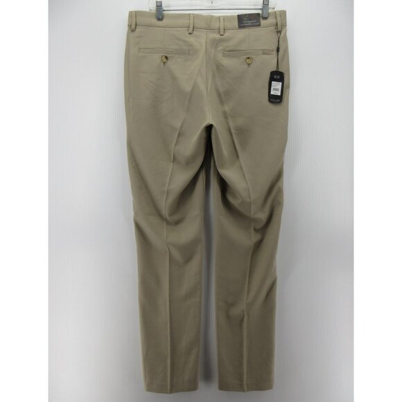Greg Norman Pants 34X34 Tan Performance Golf Chino Trousers Shark NEW - Picture 6 of 12